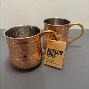 Adidas Copper Mugs with Gold Handles